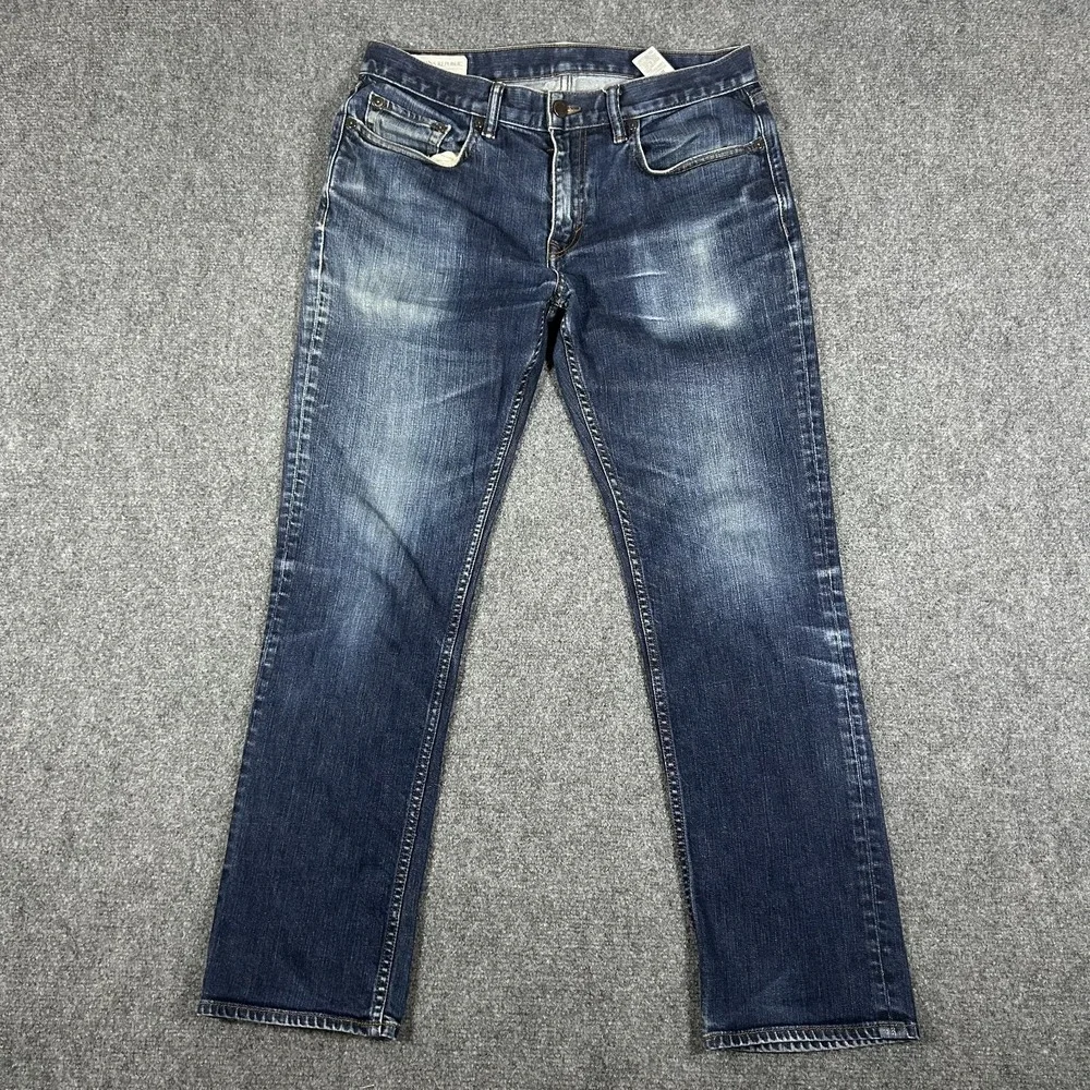 Banana Republic Slim Fit Jeans Men's 33x32 Stretch Black Denim Pants #3461